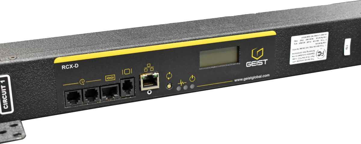 Geist RCX-D MU3302Q URCXW423-103C13PS56-D 42xC13 Metered PDU 3-Phasen + Rackmontageblech Geist RCX-D MU3302Q URCXW423-103C13PS56-D 42xC13 Metered PDU 3-Phasen + Rackmontageblech