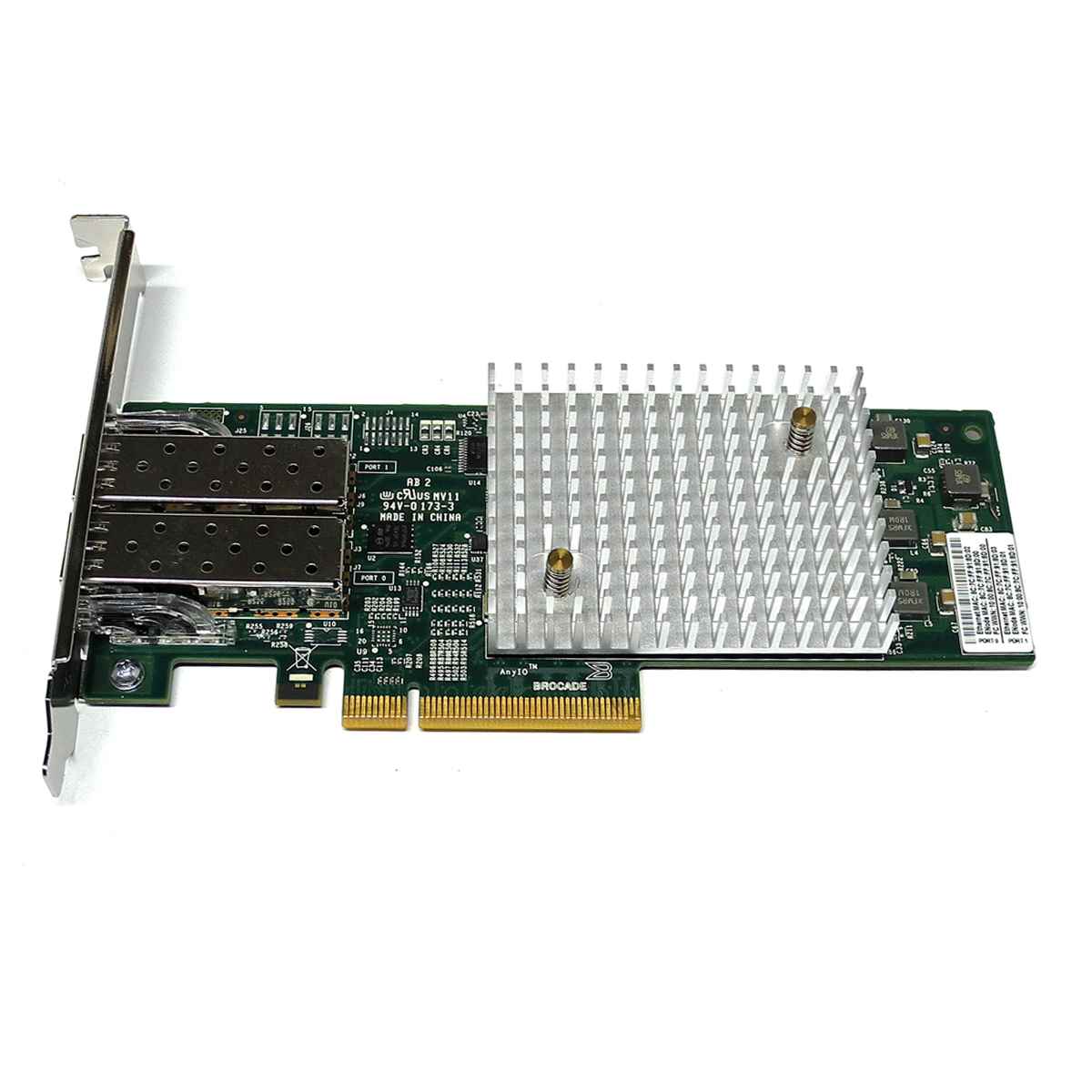 Brocade 18602 Dual Port 16Gb FC SFP+ PCIe x8 Network Adapter 80-1006042-02 FP Brocade 18602 Dual Port 16Gb FC SFP+ PCIe x8 Network Adapter 80-1006042-02 FP
