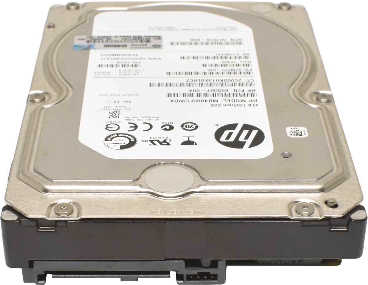 HP 4TB 3.5" 7.2K 6Gb/s SAS HDD Festplatte MB4000FCWDK 507618-008 695507-004 HP 4TB 3.5" 7.2K 6Gb/s SAS HDD Festplatte MB4000FCWDK 507618-008 695507-004
