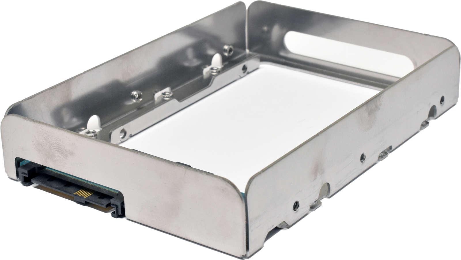 Toshiba FKU23A A5A002829010 3.5" to 2.5" SAS SSD Caddy / Adapter/ Interposer + srews