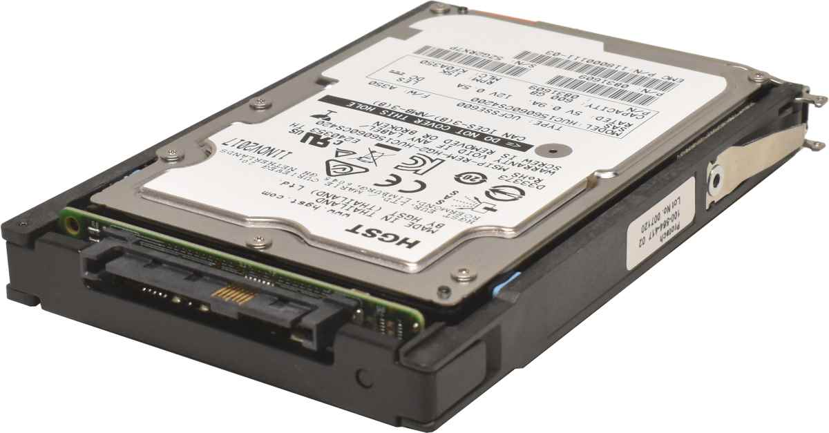 EMC HGST 600GB 2.5" 15K 12Gbps SAS HDD Festplatte HUC156060CS4200 mit EMC Rahmen 005051606