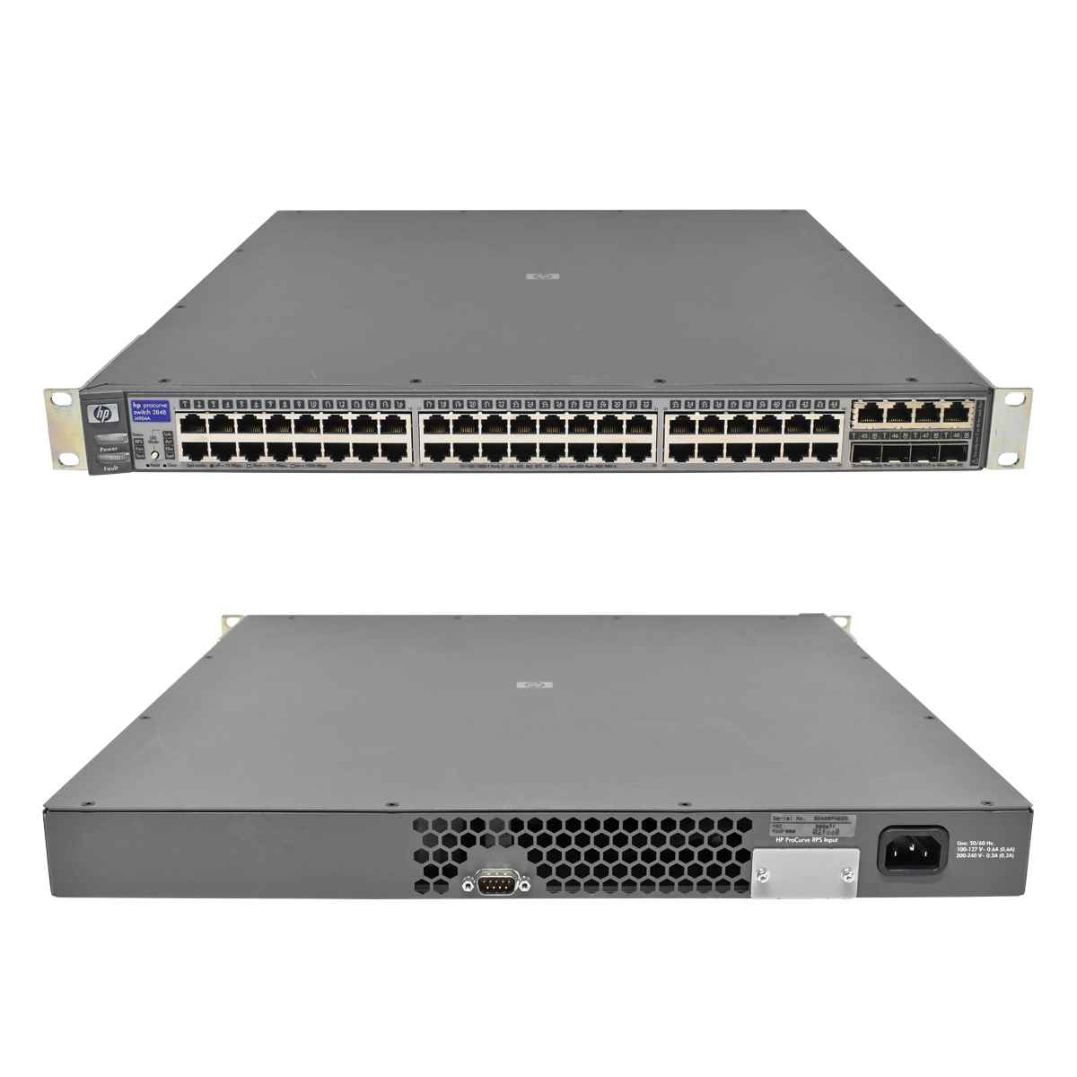 HP ProCurve 2848 J4904A 48-Port RJ-45 GE Switch 4x SFP Rack Ears HP ProCurve 2848 J4904A 48-Port RJ-45 GE Switch 4x SFP Rack Ears