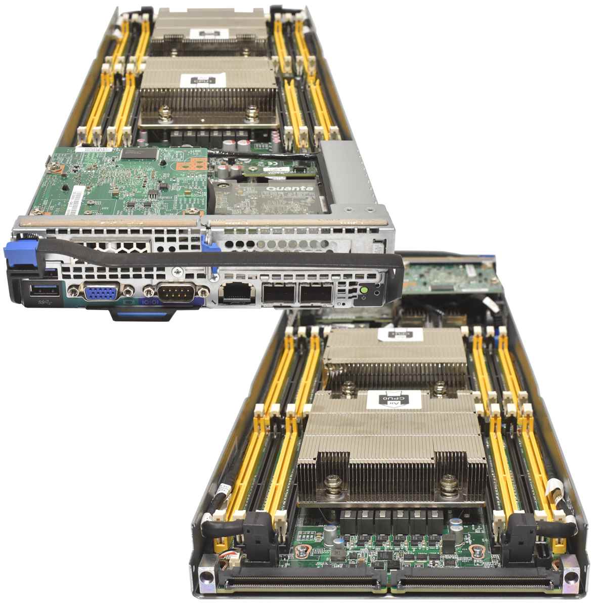 Quanta Node Server for T41S-2U no CPU no PC4 2x Heatsink 1x D51B 10G SFP+ 2Port Quanta Node Server for T41S-2U no CPU no PC4 2x Heatsink 1x D51B 10G SFP+ 2Port