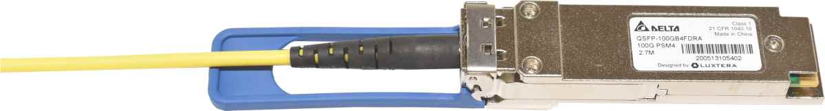Delta QSFP-100GB4FDRA 2.7m 100G PSM4 QSFP+ auf 4 duplex LC Cable Delta QSFP-100GB4FDRA 2.7m 100G PSM4 QSFP+ auf 4 duplex LC Cable