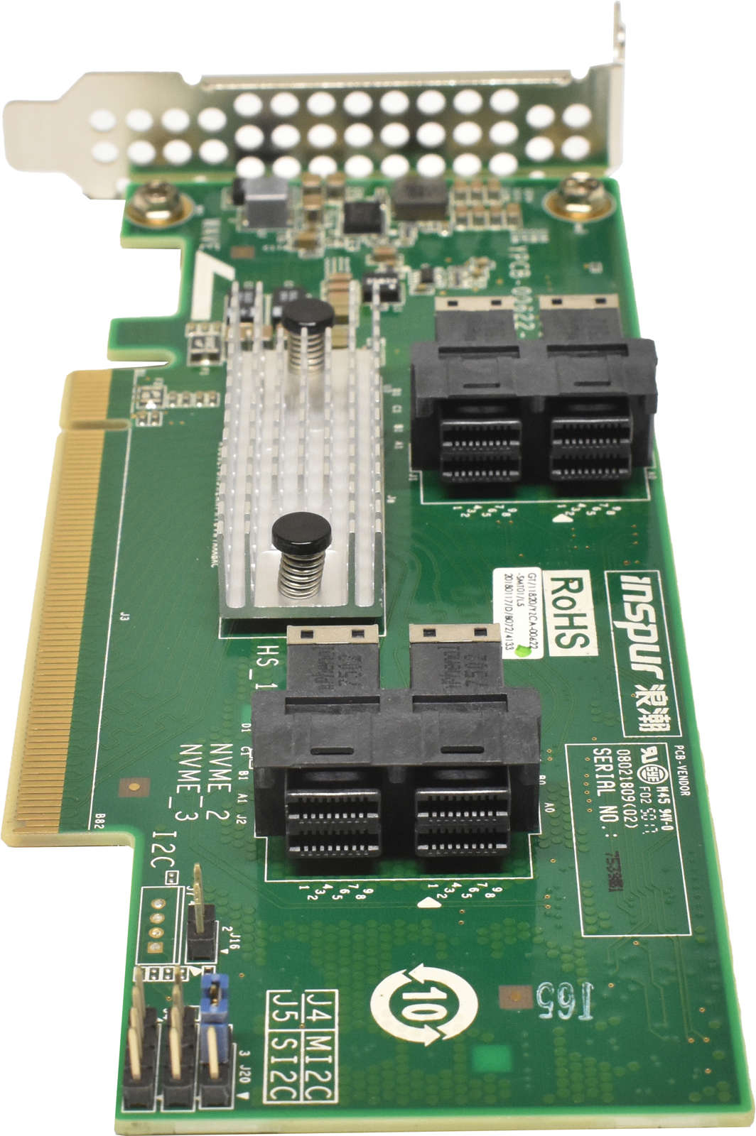 Inspur YZCA-00622-101 12Gbps NVMe RAID Controller für Inspur Server N Series LP