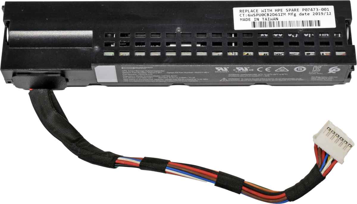 HP ProLiant DL ML SL Series Smart Storage Hybrid Capacitor P07473-001 P02372-001 P02375-210 + Cable