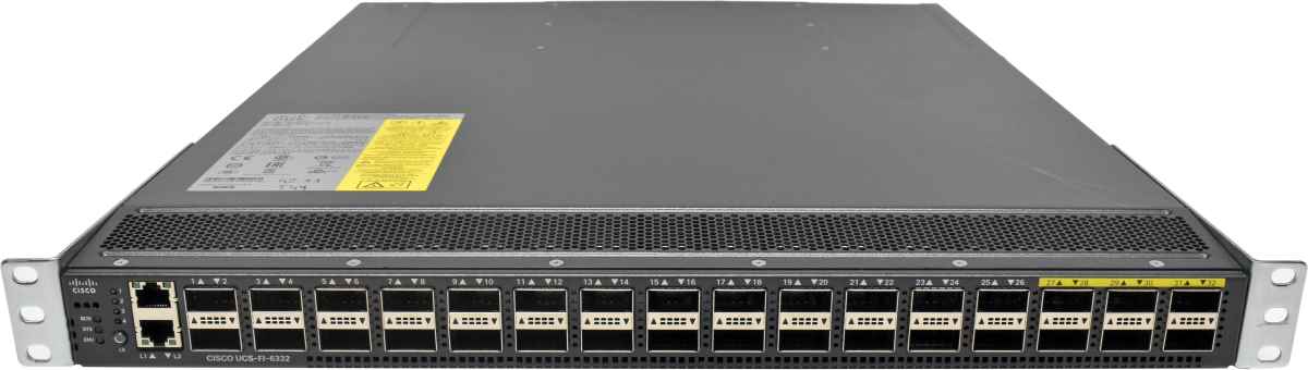 Cisco UCS-FI-6332 32-Port QSFP+ 40GE Switch +Rack Ears Cisco UCS-FI-6332 32-Port QSFP+ 40GE Switch +Rack Ears