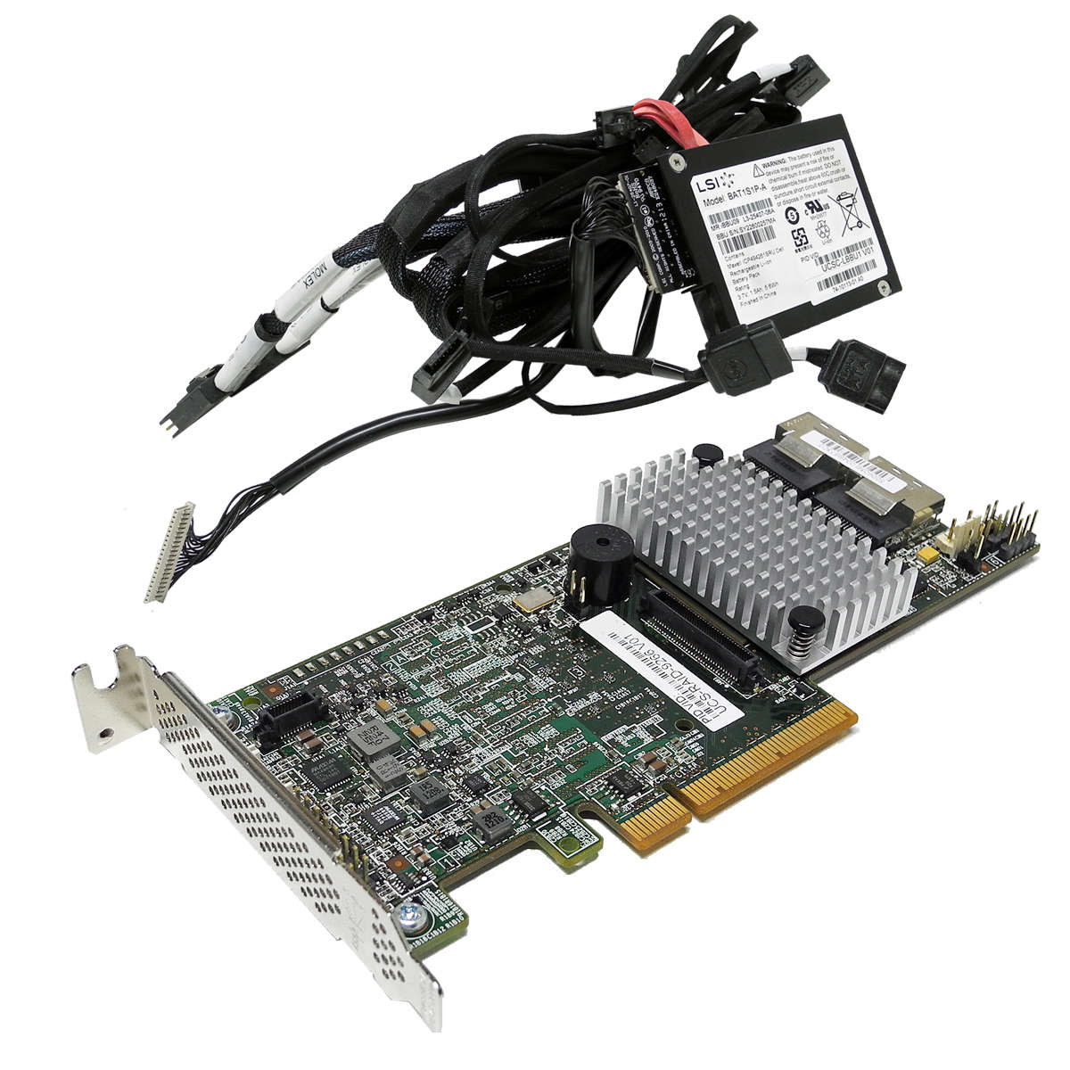 Cisco-UCS-RAID-9266-V01-6G-8-Port-SAS-RAID-Control-001.jpg Cisco UCS-RAID-9266 V01 6G 8-Port SAS RAID Controller +BBU +SAS/SATA Kabel