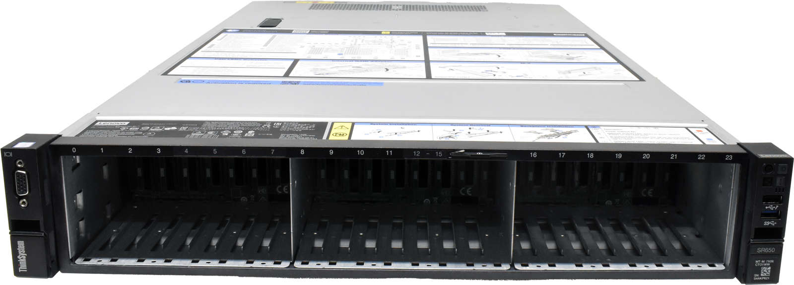 Lenovo-ThinkSystem-SR650-2x-Silver-4110-8C-2-1GHz-003.jpg Lenovo ThinkSystem SR650 2x Silver 4110 8C 2.1GHz 256GB PC4 930-24i 24x SFF 2x480GB M.2 Rails