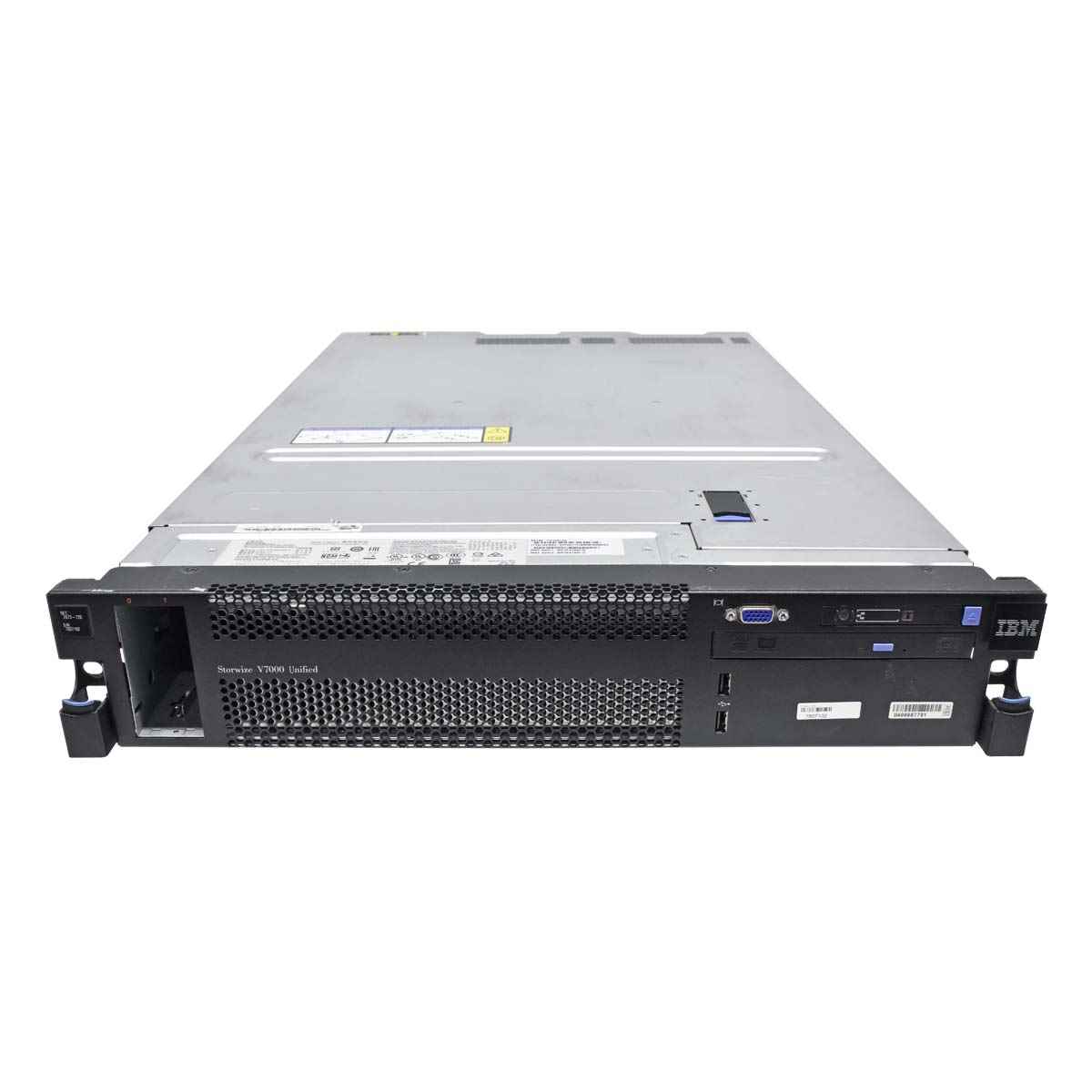 IBM Storwize V7000 Unified Server ohne CPU ohne RAM 2x Kühler 2Bay 2,5" 10G SFP+ IBM Storwize V7000 Unified Server ohne CPU ohne RAM 2x Kühler 2Bay 2,5" 10G SFP+