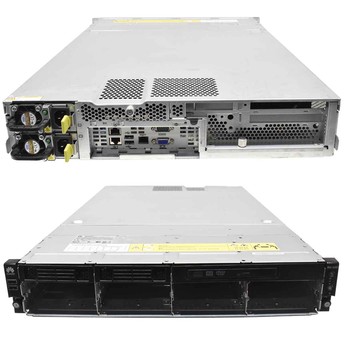 HUAWEI RH2285 Server 2x XEON E5606 Quad-Core 2.13 GHz 16 GB RAM DVD-RW 8x LFF 2U HUAWEI RH2285 Server 2x XEON E5606 Quad-Core 2.13 GHz 16 GB RAM DVD-RW 8x LFF 2U