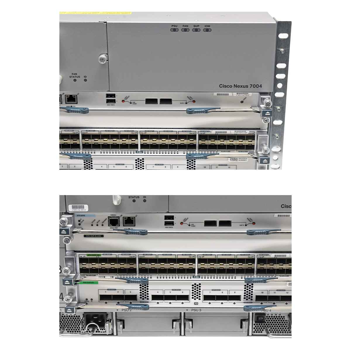 Cisco Nexus 7004 N7K-C7004 +Modules N7K-F312FQ-25 N7K-F248XP-25E N7K-SUP2E 2x PSU