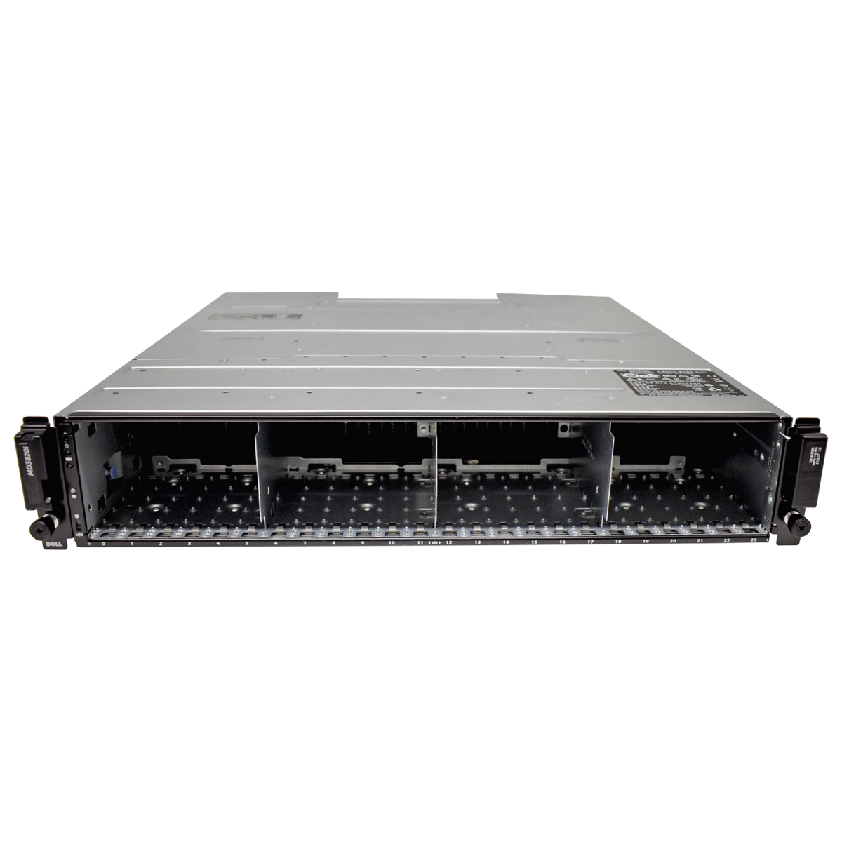 Dell PowerVault MD3820i 2xController ISCSI 10G 7YJ34 2x PSU 24 Bay 2,5