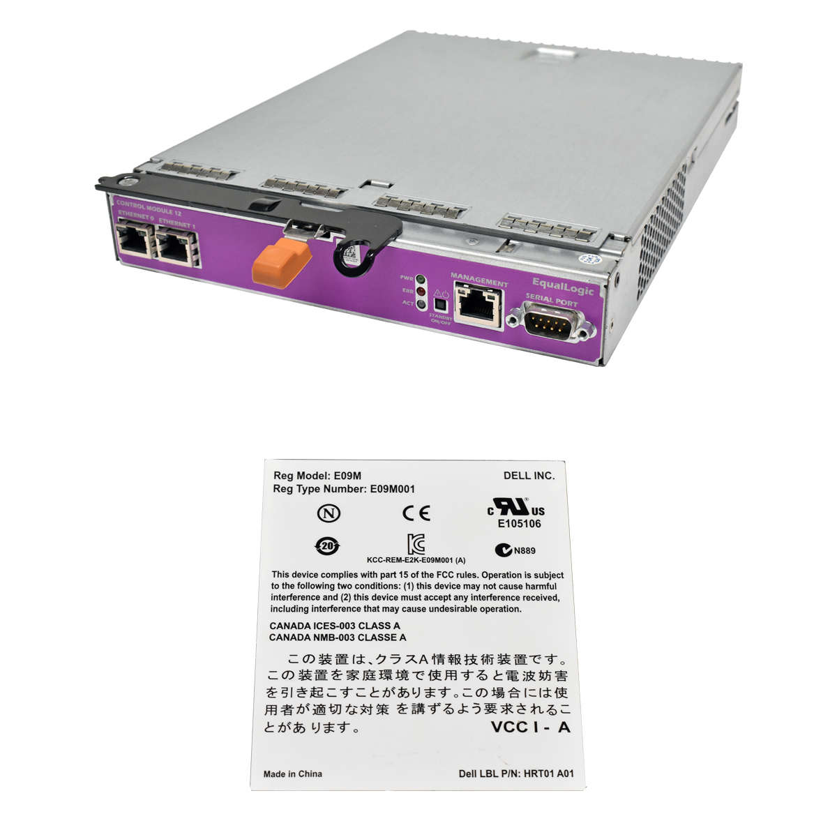 DELL-E09M001-0NMJ7P-NMJ7P-EqualLogic-Control-Modul-001.jpg DELL E09M001 0NMJ7P NMJ7P EqualLogic Control Module 12 für PS4100 Series