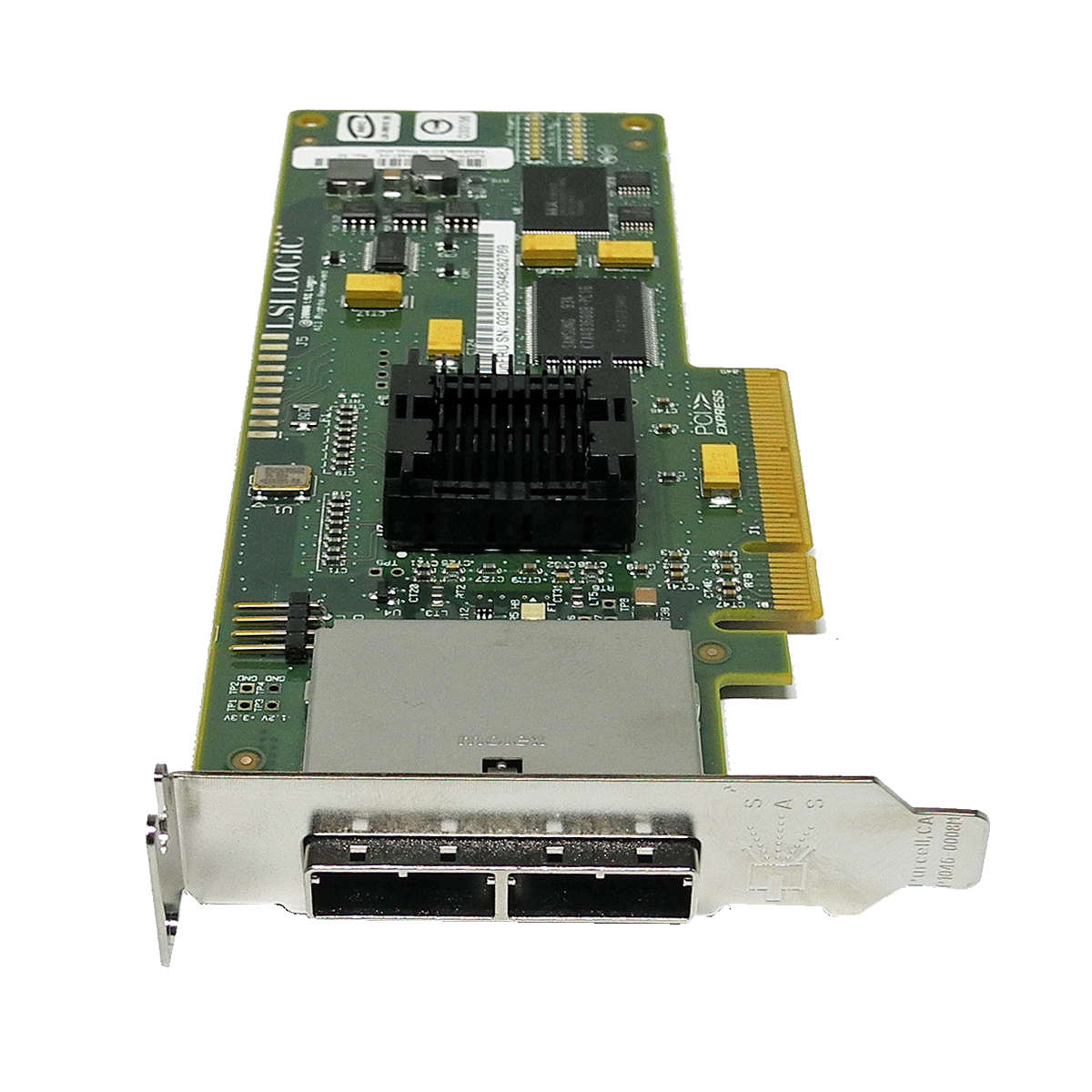LSI-SAS3801EL-S-dual-Port-3-Gb-SAS-PCIe-x8-Server-003.jpg LSI SAS3801EL-S dual-Port 3 Gb SAS PCIe x8 Server Adapter SunFRU 375-3487-04 LP