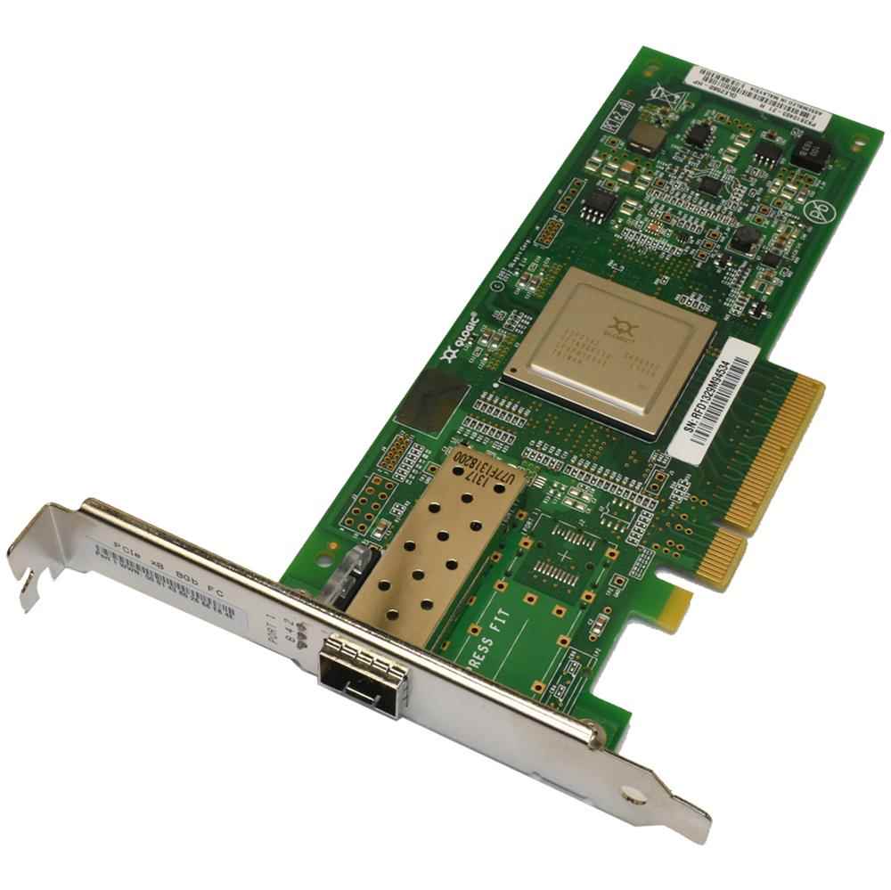 HP QLogic QLE2560-HP FC Single-Port 8Gb PCIe x8 Adapter AK344-63002 489190-001 FP ohne SFP HP QLogic QLE2560-HP FC Single-Port 8Gb PCIe x8 Adapter AK344-63002 489190-001 FP ohne SFP