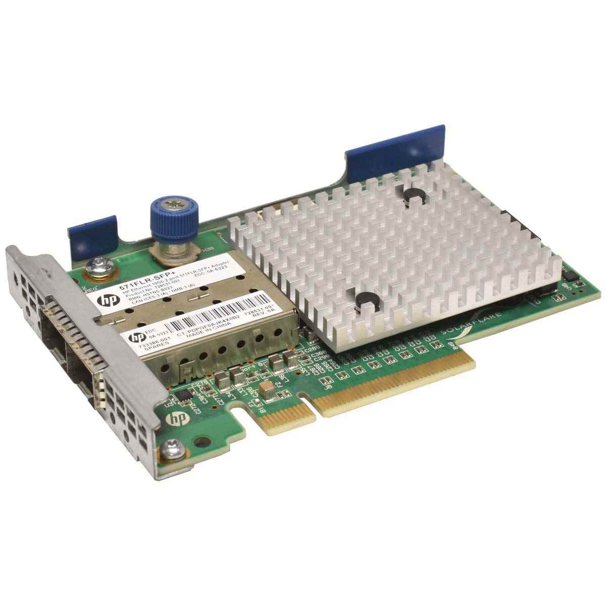 HP Ethernet 10Gb 2-port 571FLR-SFP+ Adapter PN: 728531-001 733386-001 HP 570FLR-SFP+ 10GbE Dual-Port FC Adapter 717710-001-001 717489-001