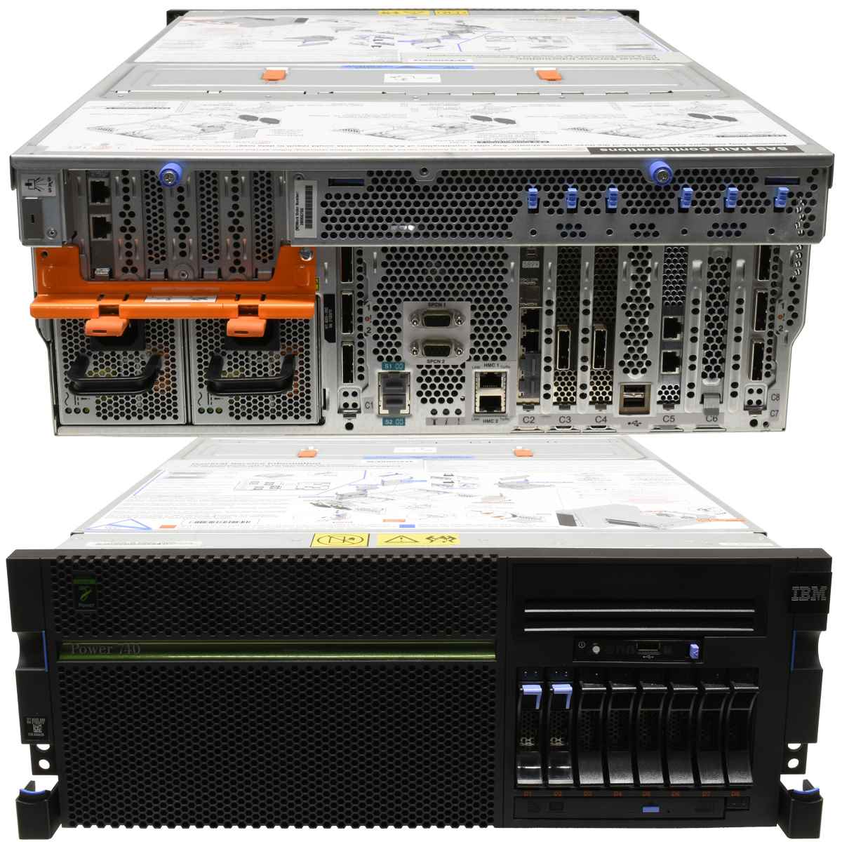 IBM Power 740 Server 2x Power7 CPU 4.20GHz 128 GB RAM PC3 2.5 Zoll 2x 146GB SAS HDD 8Bay Rail Kit IBM Power 740 Server 2x Power7 CPU 4.20GHz 128 GB RAM PC3 2.5 Zoll 2x 146GB SAS HDD 8Bay Rail Kit