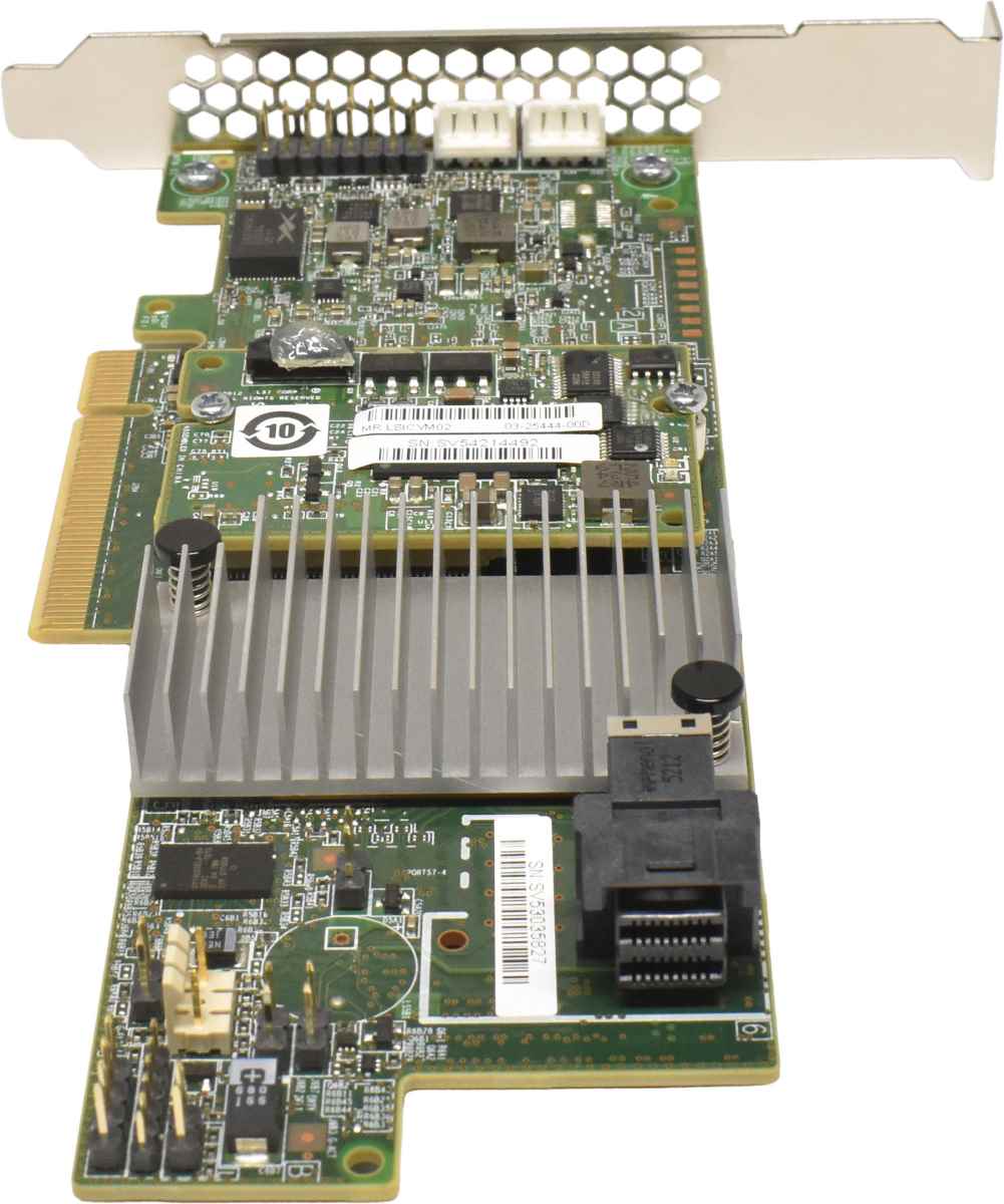 LSI MegaRAID SAS 9361-4i 4-Port 12G RAID Controller PCle x8 + MR LSICVM02 FP