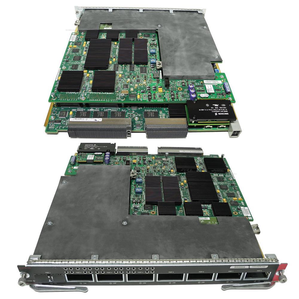 Cisco Catalyst 6500 Series WS-X6708-10GE 68-2160-09 /11 8-Port X2 10G Switch Module + WS-F6700-DFC3C Cisco Catalyst 6500 Series WS-X6708-10GE 68-2160-09 /11 8-Port X2 10G Switch Module + WS-F6700-DFC3C