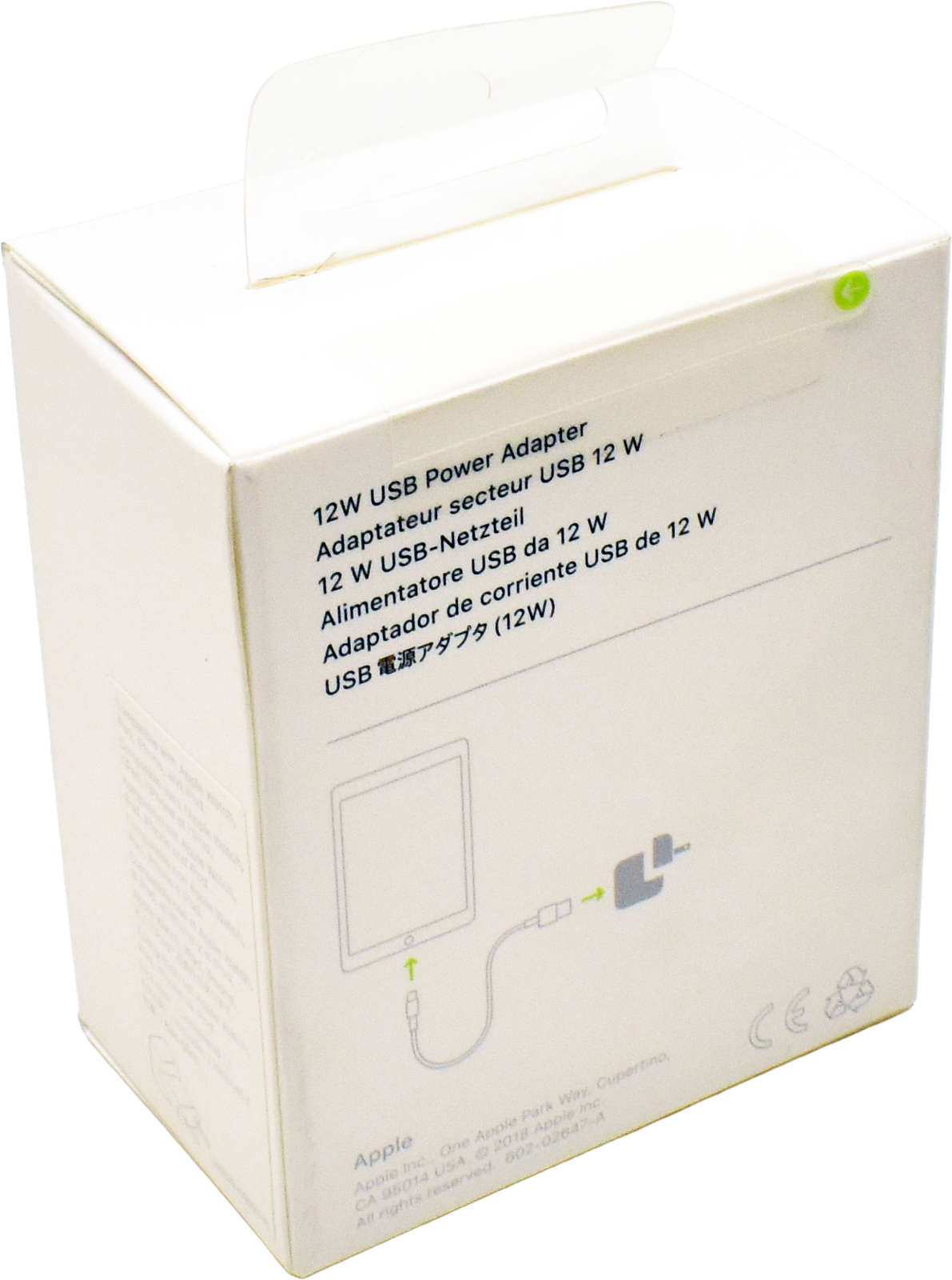 Apple USB 12W Power Adapter A1401 MD836ZM/A für iPad iPhone iPod AppleWatch NEU