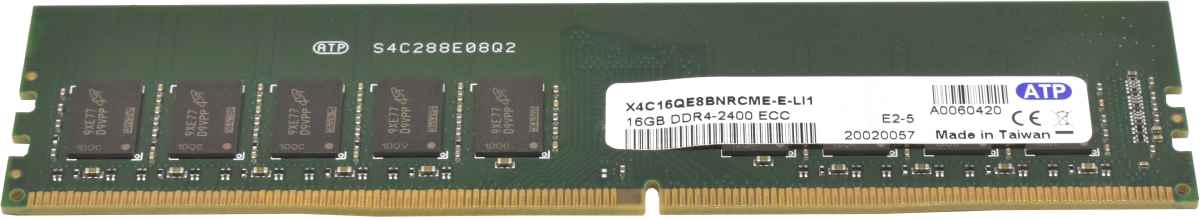 ATP 16GB DDR4-2400 ECC X4C16QE8BNRCME-E-LI1 für Server ASRock ATP 16GB DDR4-2400 ECC X4C16QE8BNRCME-E-LI1 für Server ASRock