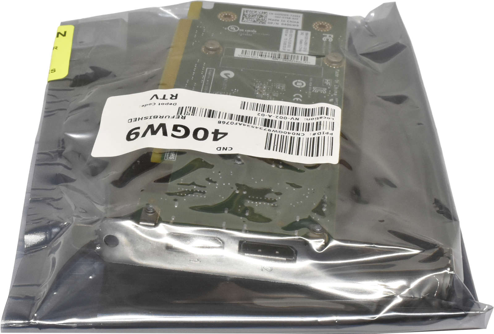 Dell NVidia NVS 310 040GW9 Graphics Card 512MB SDDR3 PCIe 2.0 x16 2x DP NEU