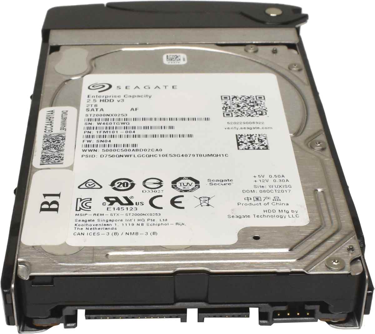 Supermicro Seagate 2TB 2.5" 7.2K 6G SATA HDD Festplatte ST2000NX0253 1FM101-004