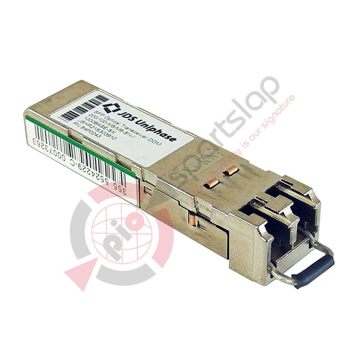JDSU-JSHR21S303910-SFP-1000Base-SX-4Gb-FC-Transcei-001.jpg JDSU JSHR21S303910 SFP 1000Base-SX 4Gb FC Transceiver Module DDM PN 64P0243