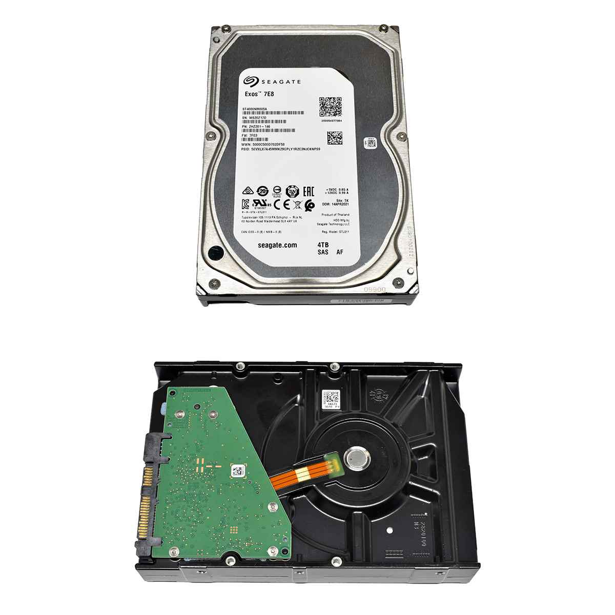 Seagate EXOS 7E8 ST4000NM005A 2HZ201-146 4TB 7.2K 12G SAS 3.5" HDD Seagate EXOS 7E8 ST4000NM005A 2HZ201-146 4TB 7.2K 12G SAS 3.5" HDD
