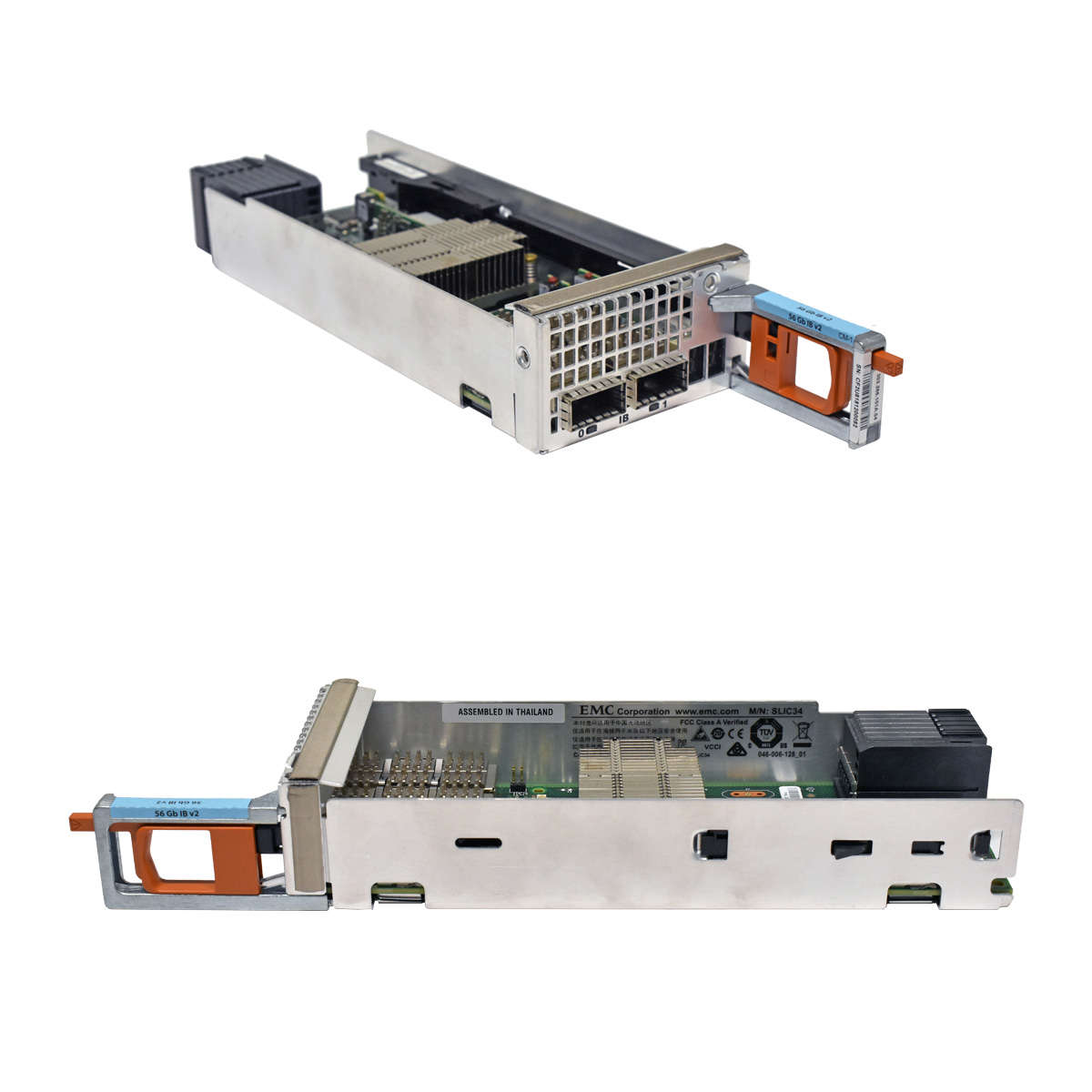EMC-VMAX-SLIC34-303-266-101A-04-2-Port-56G-IB-v2-E-001.jpg EMC VMAX SLIC34 303-266-101A-04 2-Port 56G IB v2 Enhanced SIB x16 I/O Module
