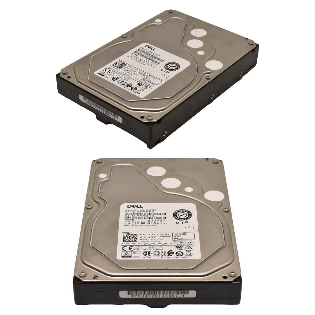 Dell Toshiba 2TB 3.5" 7.2K SAS 12G HDD Festplatte MG04SCA20EN 0GDM8H Dell Toshiba 2TB 3.5" 7.2K SAS 12G HDD Festplatte MG04SCA20EN 0GDM8H