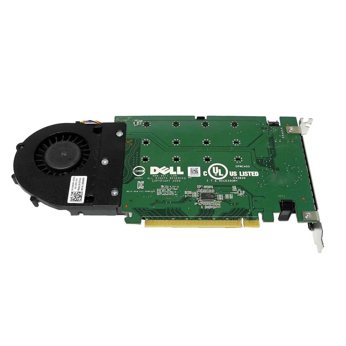 Dell NVMe 4 x M.2 SSD Adapter PCIe x16 080G5N + 1x SSD 256GB M.2/2280 08DPJF Dell NVMe 4 x M.2 SSD Adapter PCIe x16 080G5N + 1x SSD 256GB M.2/2280 08DPJF