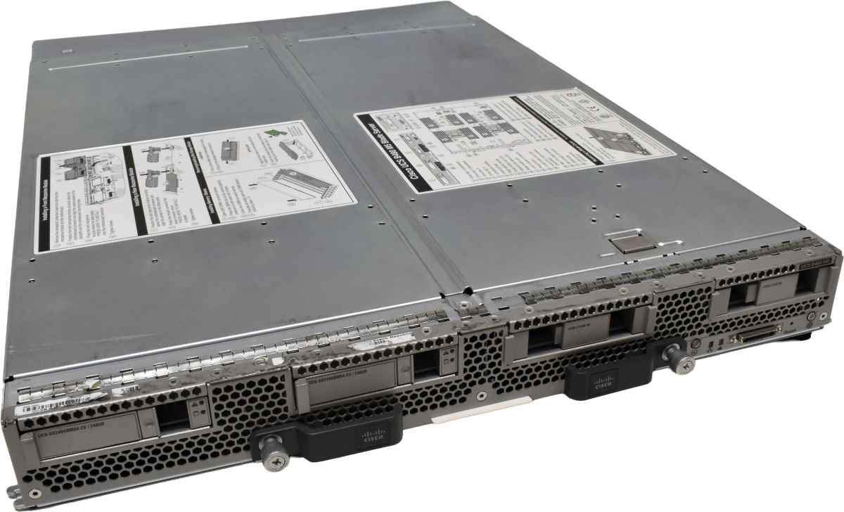 Cisco UCS B480 M5 Blade Server 4x Platinum 8276 128GB RAM UCS-VIC-M83-8P V02 UCSB-MLOM-40G-03 V04