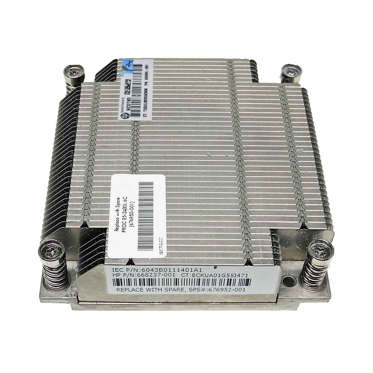 HP ProLiant DL360e Gen8 CPU Heatsink / Kühler 676952-001 668237-001 HP ProLiant DL360e Gen8 CPU Heatsink / Kühler 676952-001 668237-001