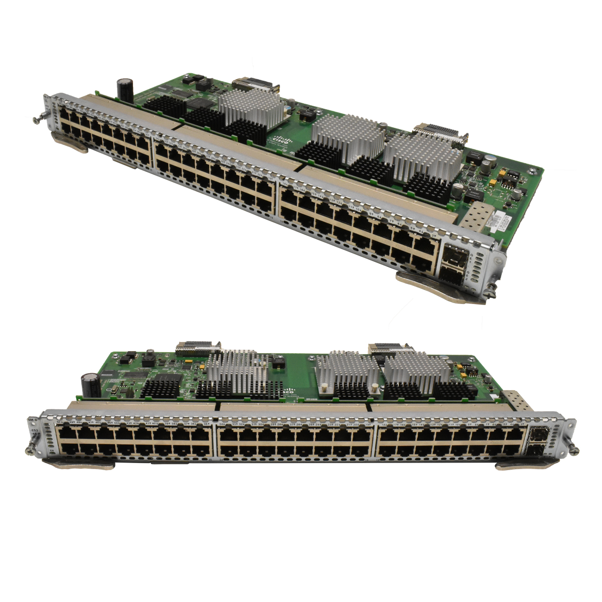 Cisco SM-D-ES3(G)-48-P 48x Fast Ethernet PoE EtherSwitch Mod 2 SFP Cisco SM-D-ES3G-48-P 48 Port Gbe Poe 2 SFP Etherswitch