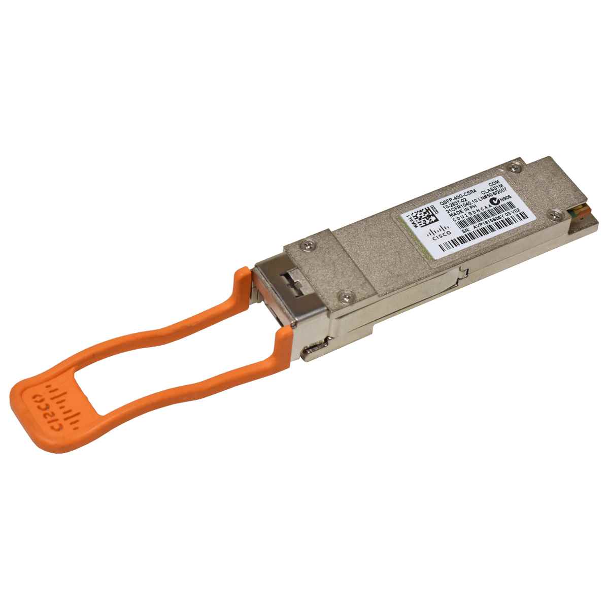 Cisco Original QSFP-40G-CSR4 Hot-Swappable QSFP+ Transceiver Module 10-2837-02