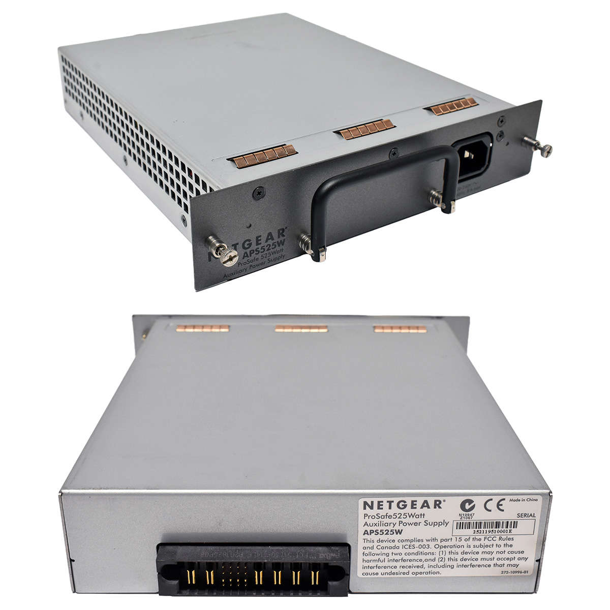 Netgear-525W-Hot-Swap-PSU-Netzteil-APS525W-10000S-005.jpg Netgear 525W Hot-Swap PSU Netzteil APS525W-10000S for GSM7228PS GSM7252PS