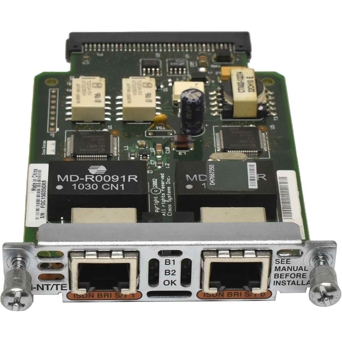 Cisco VIC2-2BRI-NT/TE 2-Port Voice Interface Card Cisco VIC2-2BRI-NT/TE 2-Port Voice Interface Card