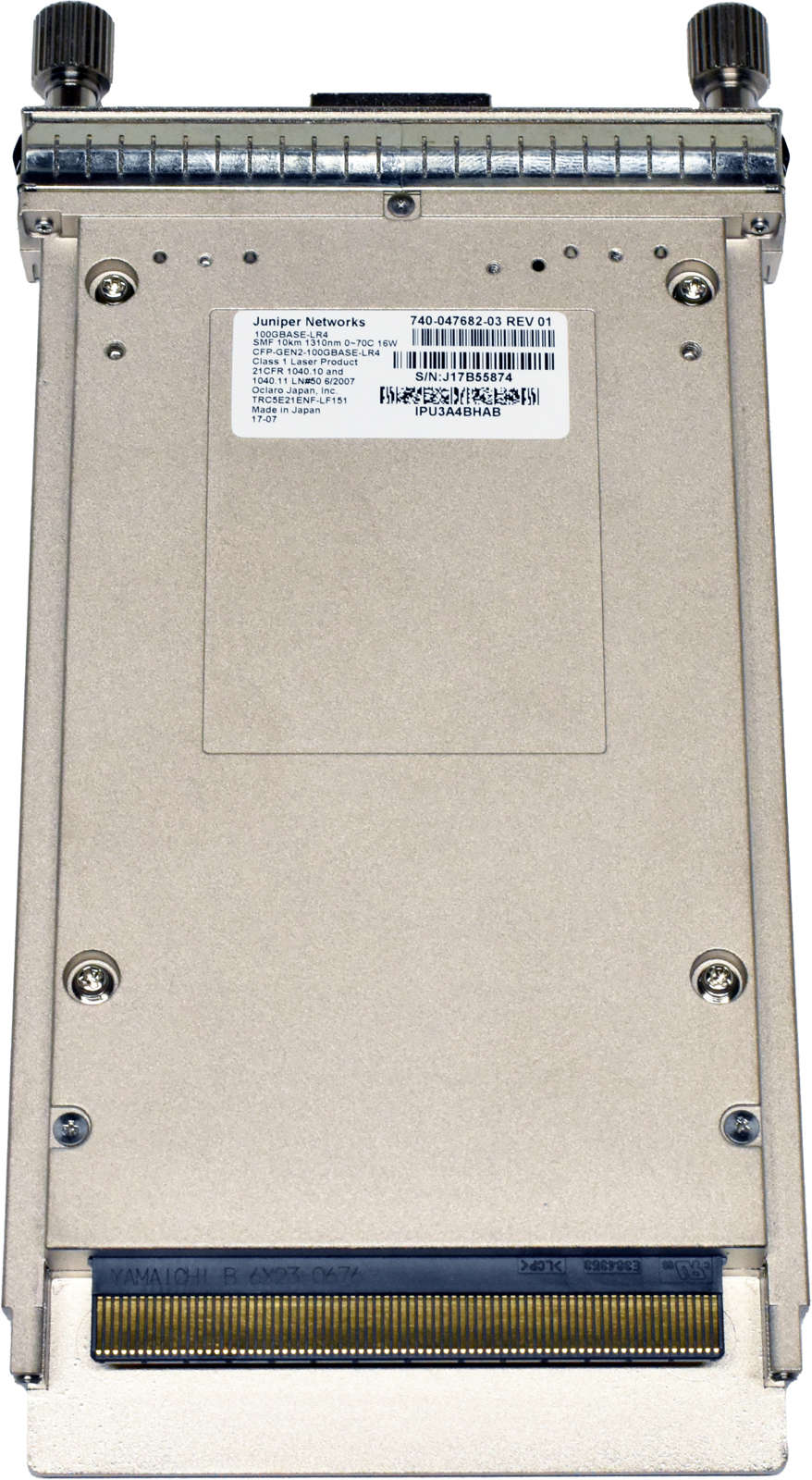 Juniper-CFP-GEN2-100GBASE-LR4-Modul-740-047682-03-003.jpg Juniper CFP-GEN2-100GBASE-LR4 Modul 740-047682-03