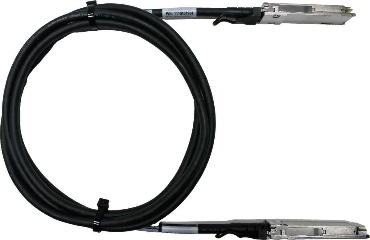 Molex Datenkabel 2m lang 40Gb QSFP+ - QSFP+ 30AWG 1110401204 Molex Datenkabel 2m lang 40Gb QSFP+ - QSFP+ 30AWG 1110401204