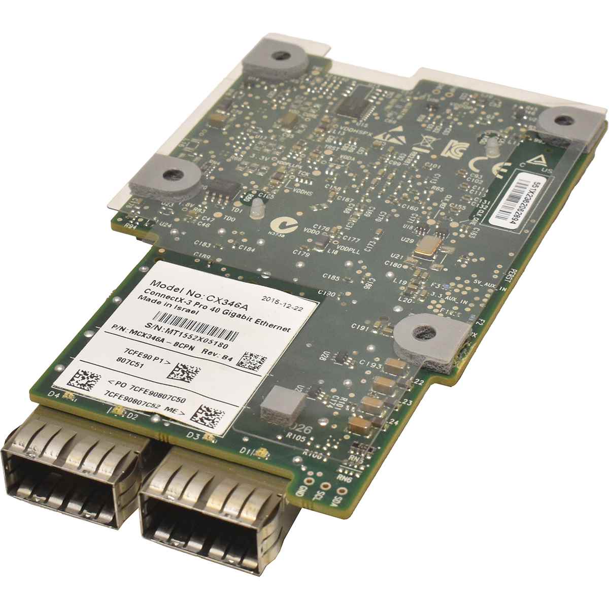 Mellanox CX346A-BCPN ConnectX-3 Pro Dual-Port 40GbE PCI-Express QSFP Adapter Mellanox CX346A-BCPN ConnectX-3 Pro Dual-Port 40GbE PCI-Express QSFP Adapter