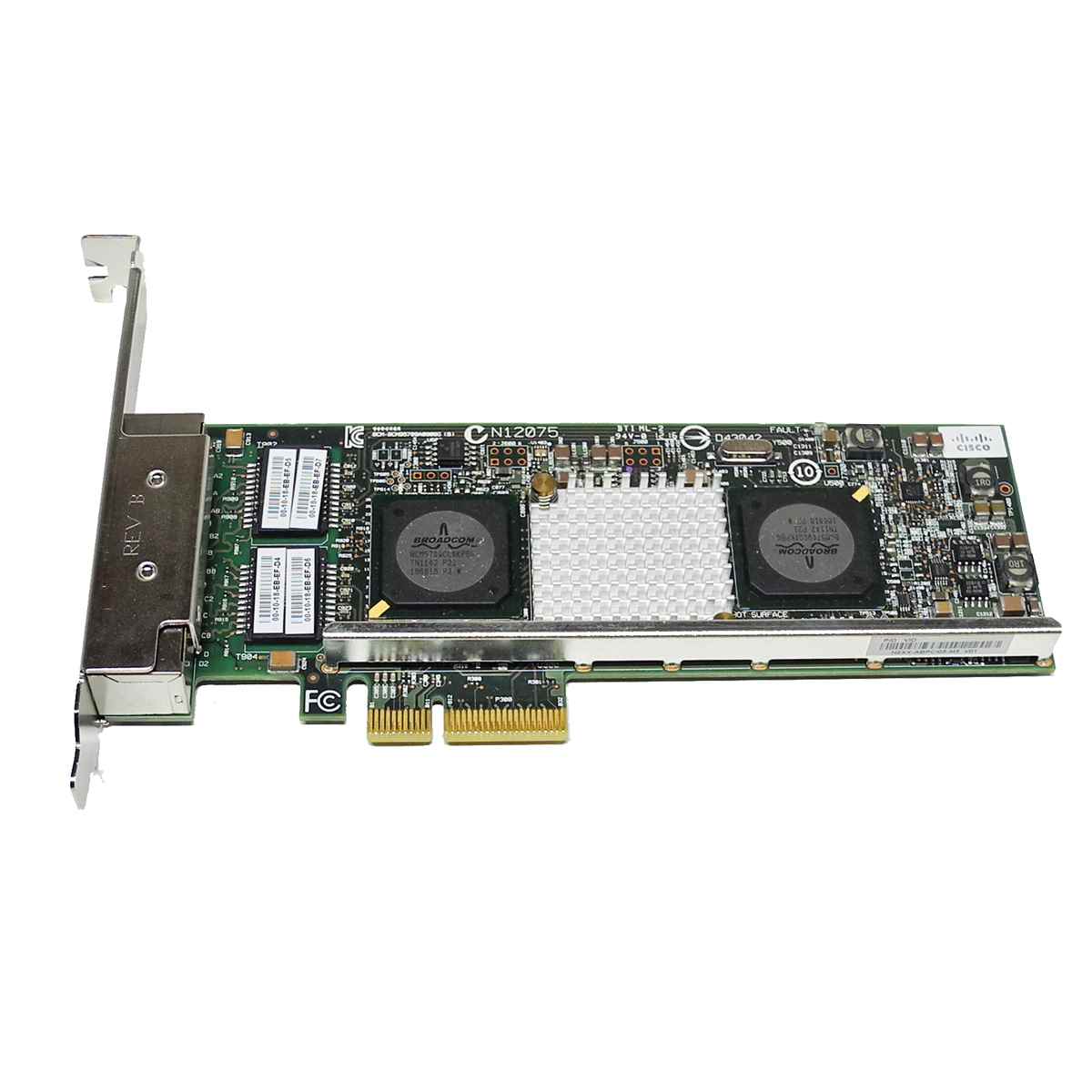 Cisco Broadcom NetXtreme II 5709 Quad-Port PCIe x4 Netzwerkkarte 74-10900-01 BCM95709A0906G FP Cisco Broadcom NetXtreme II 5709 Quad-Port PCIe x4 Netzwerkkarte 74-10900-01 BCM95709A0906G FP
