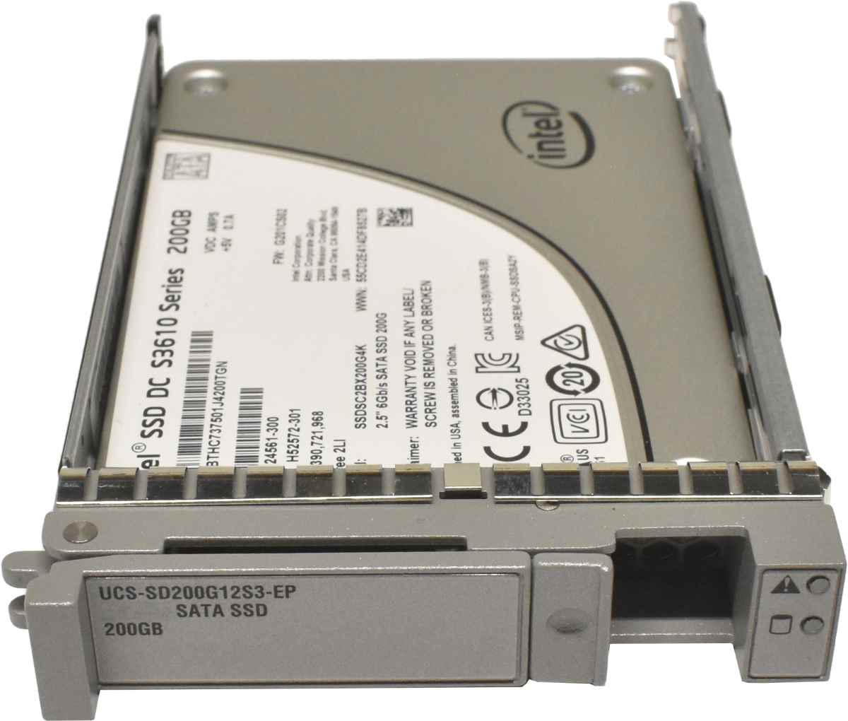 Cisco Intel DC S3610 Series 200GB 2.5" 6G SATA SSD SSDSC2BX200G4K UCS-SD200G12S3-EP Cisco Intel DC S3610 Series 200GB 2.5" 6G SATA SSD SSDSC2BX200G4K UCS-SD200G12S3-EP