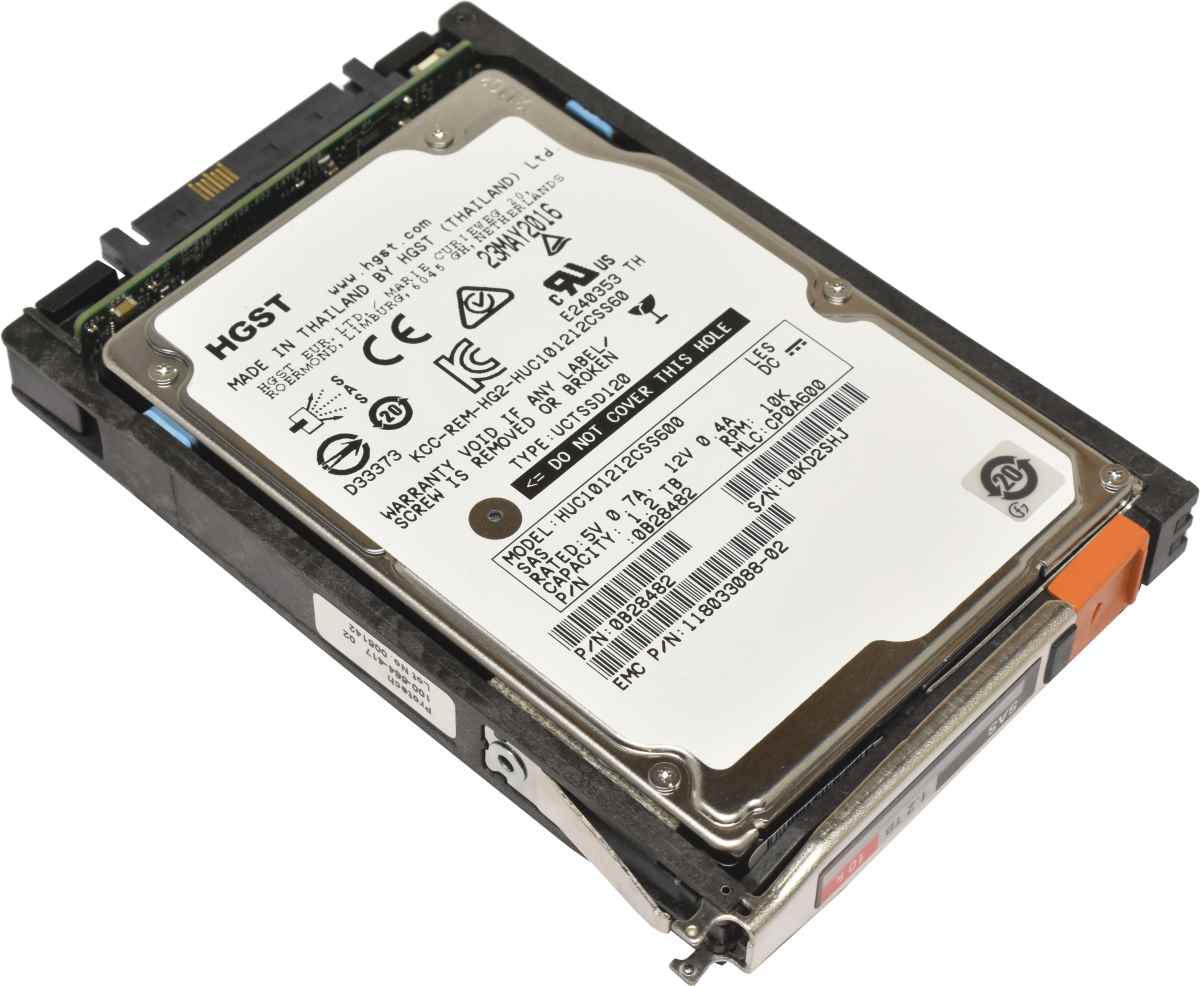 HGST 1.2TB 2.5" 10K 6G SAS HDD Festplatte HUC101212CSS600 0B28482 Server Storage