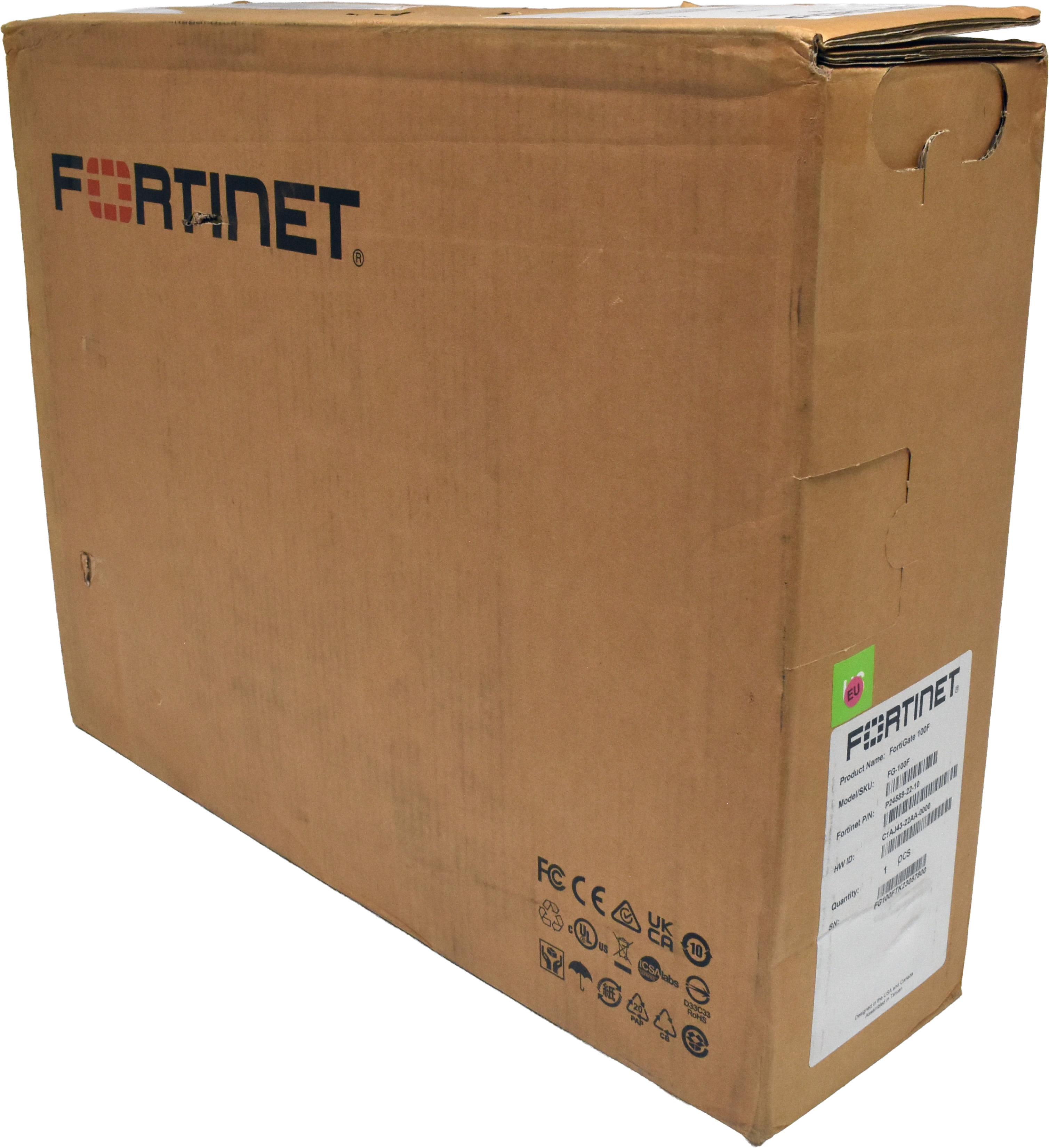 Fortinet FortiGate 100F Firewall FG-100F 16-Port RJ-45 GE 8x SFP 2x SFP+ NEW NEU - 3.jpg Fortinet FortiGate 100F Firewall FG-100F 16-Port RJ-45 GE 8x SFP 2x SFP+ NEW NEU