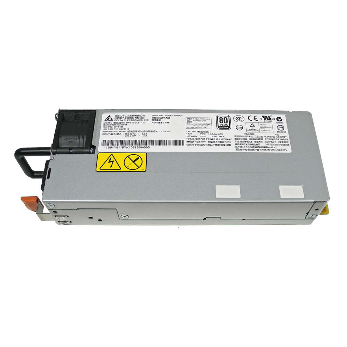 IBM-Delta-DPS-750AB-1-A-Power-Supply-Netzteil-750W-002.jpg IBM Delta DPS-750AB-1 A Power Supply/Netzteil 750W System x3500/3650 M4 94Y8116 00YJ674