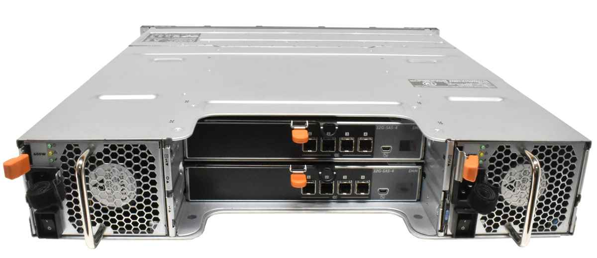 Dell PowerVault MD1420 2U 2x 12G-SAS-4 Controller V9K2G 2x PSU 24x 2.5 ohne HDD