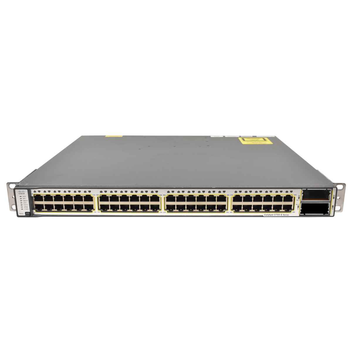 Cisco Catalyst WS-C3750E-48TD-S 48-Port 2x10G Module Slots, X2 Module, 4 GBICs