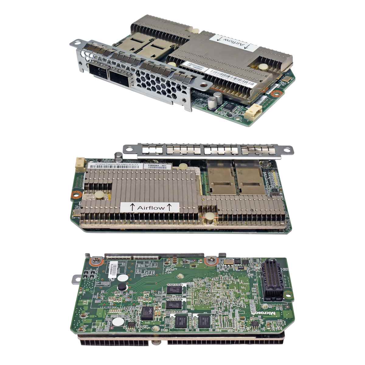 Microsoft X900563-001 2-Port QSFP+ 40G FPGA Mezzanine Pass-Through Network Adapter Server